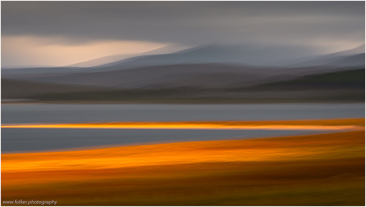 "Loch Badenloch" Landscape, Folker, Michaelsen, Aesthetic, minimal, abstract, art, photography, minimalism, impressionism, ICM, multiple exposure, painterly, creative, special, beautiful, Scotland, Highlands