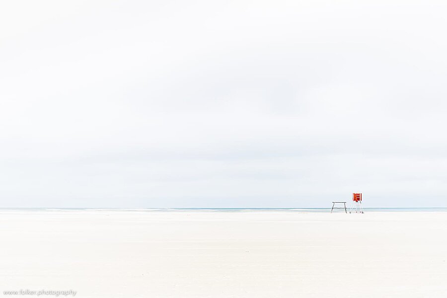 Norderney, beach, baywatch, minimal