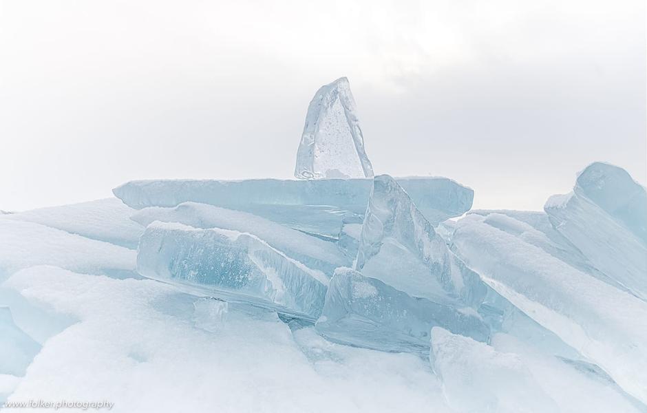 Ice sculpture, Lake Baikal