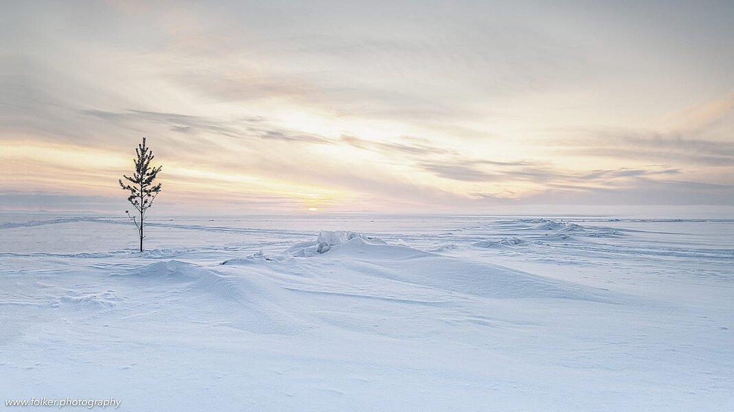Lake Baikal, Russia, Siberia, snow, winter, beacon, trees