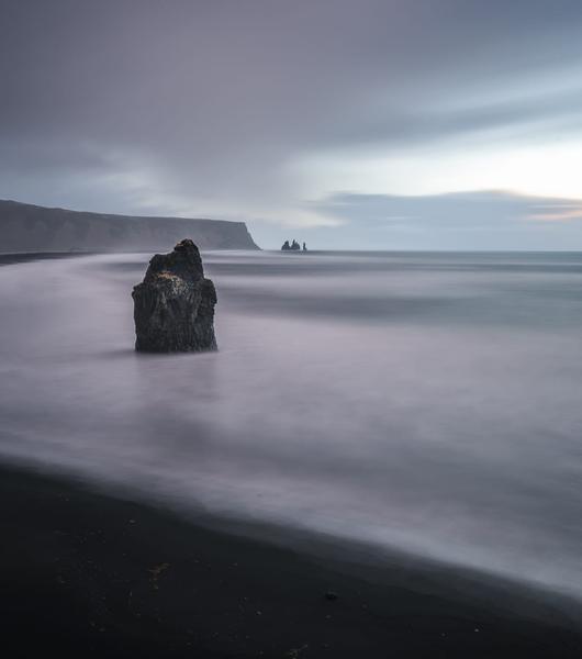 Iceland, sea stacks, Dyrhólaey