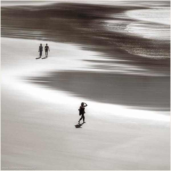 Scotland, beach, Bettyhill, minimal, silhouette