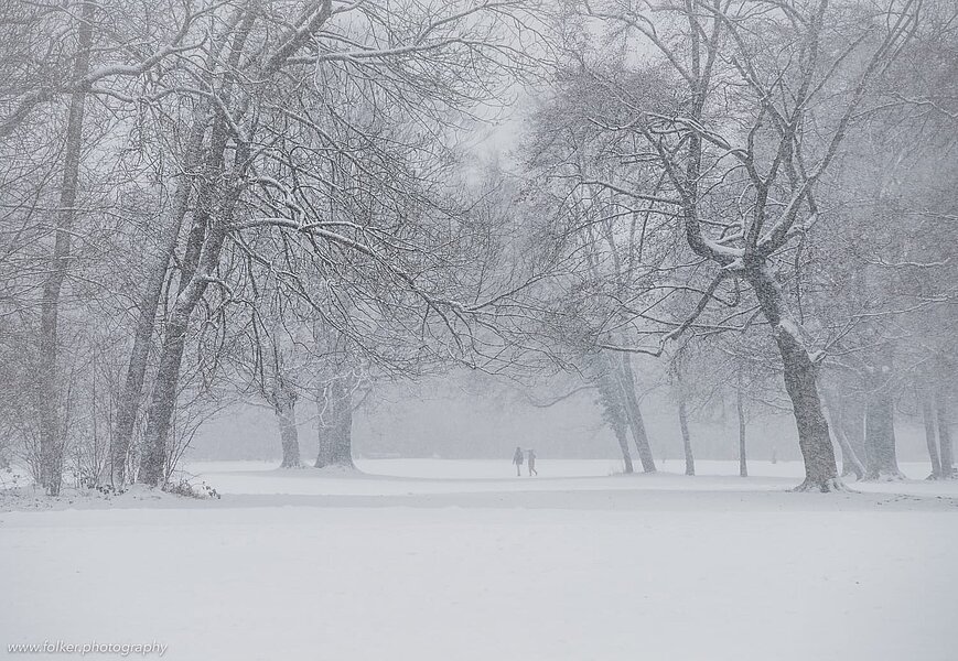 Winterscene at the English Garden Winterscene at the English Garden