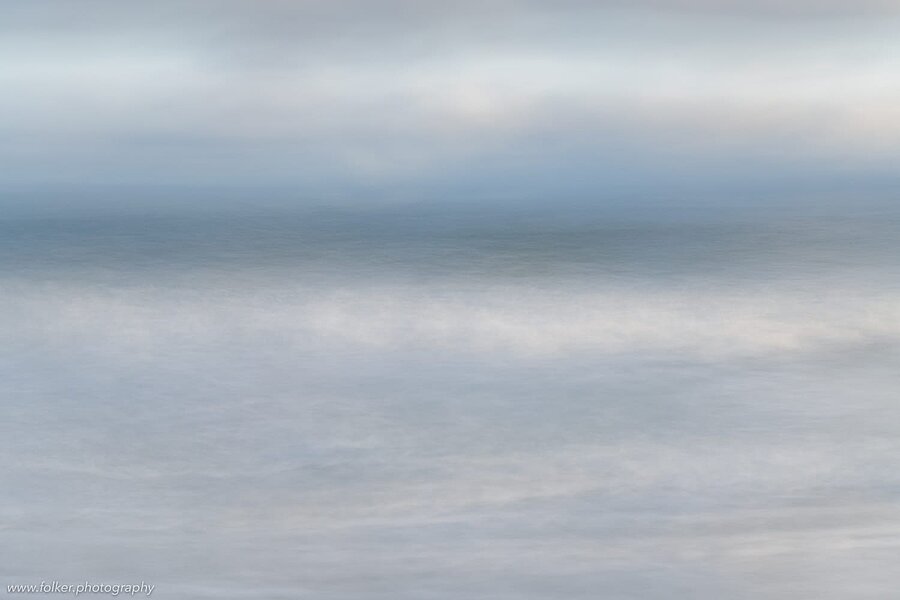 Seascape, Minimalism, ICM, painterly, ME, atmosphere, mood, Folker, Michaelsen, abstract, art