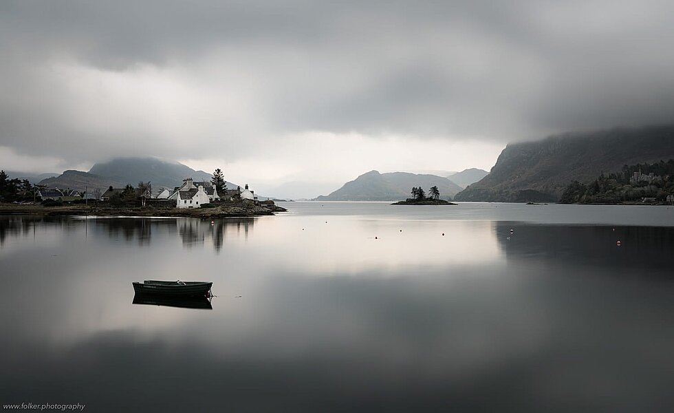 Scotland, Plockton, harbour