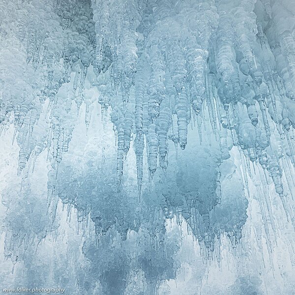 Inside an ice cave, Baikal