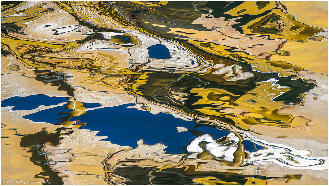 abstract, ICM, Smögen, Sweden, painterly, photography, reflection, water, ferry, Hamburgö
