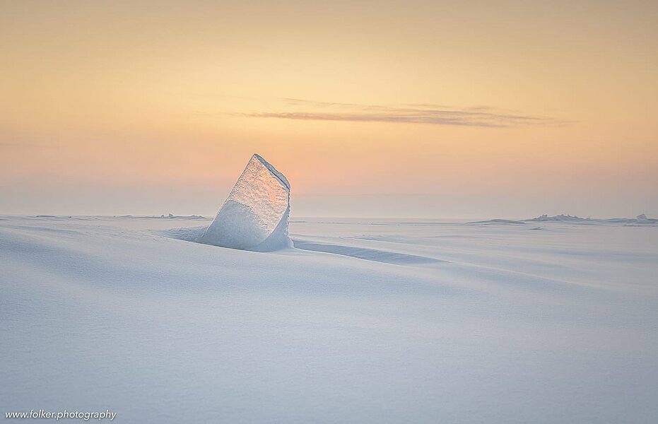 Sheet of Ice, hummocks, Lake Baikal