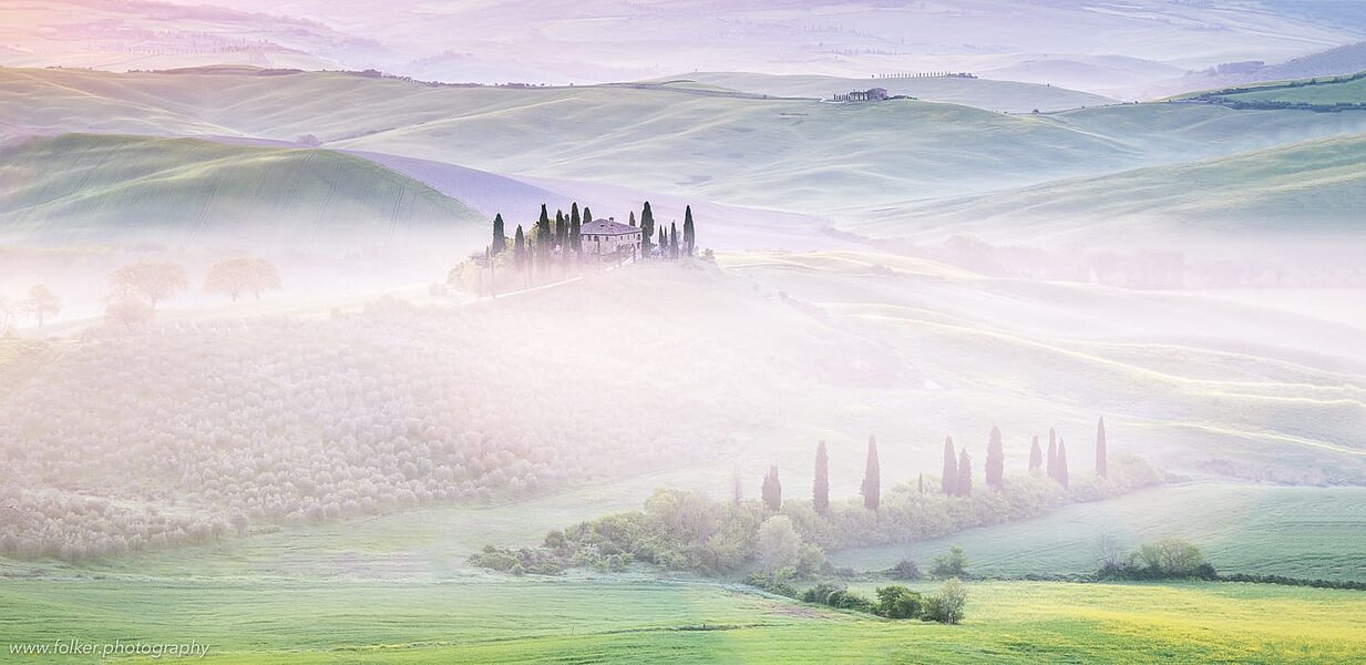 Val d'Orcia, Tuscany, Italy