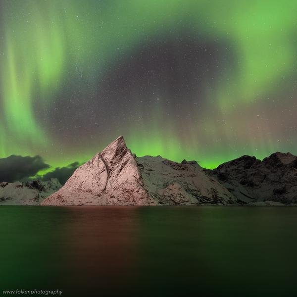 Lofoten, Norway, Aurora, Northern lights